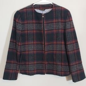Vintage Corbin Ltd. plaid blazer jacket